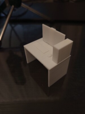 мини компьютерный столик для печати