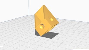 Шаблон для разметки профильной трубы 20х20мм