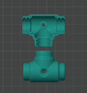 Тройник для гофрорукава 16 мм