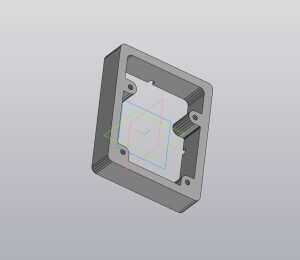 Подложка для врезного считывателя c2000proxy