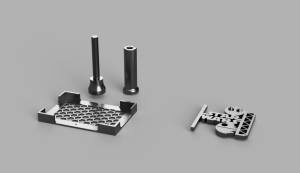 Держатель для Видеокарты + Рамка для 3" монитора