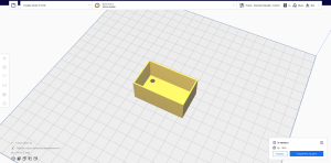 Крышка/корпус для автомобильного цифрового термометра 12V