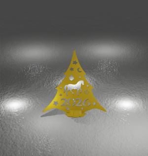 Ёлка с конём 2026