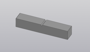 Образец V типа для испытаний на ударную вязкость по ГОСТ 9454-2025