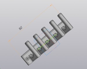 Блок крючков-вешалок.