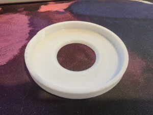 Плоский отражатель для смесителя под диаметр трубы 1"