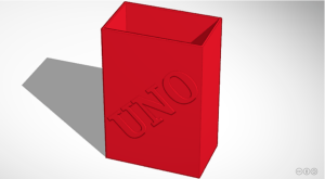 Коробочка под карточки UNO