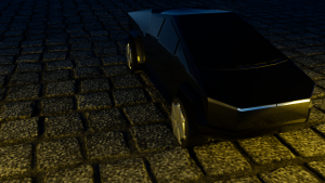 3D Модель автомобиля "Tesla Cybertruck"