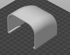 боковой ввод в строение для кабель-канала 74х55