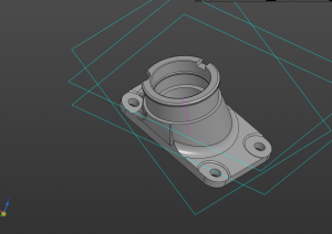 КТМ Флянец впускной цилиндра двигателя 46230050000