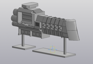 Корабль на полку WARHAMMER40000