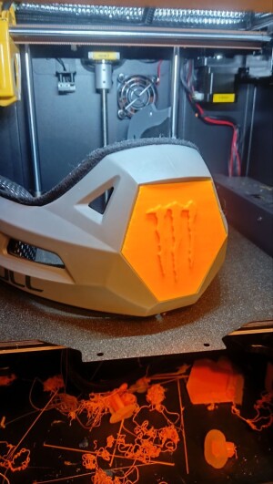 Заглушка велошлема