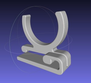 Клипсы крепления фонарика на каску