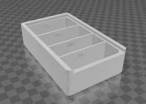 Коробка для резьбовых заклепок