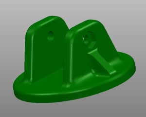 Опора для туристической раскладушки