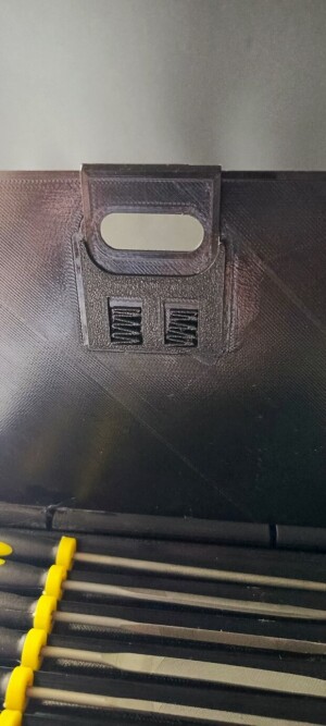 Кейс с печатным замком щеколдой