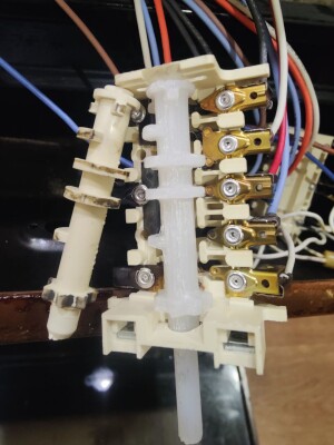 Деталь от 7-позиционного переключателя мощности (режимов) для электрической плиты Gefest 5140-01 (подходят модели 5140, 6140) конфорок или духовки