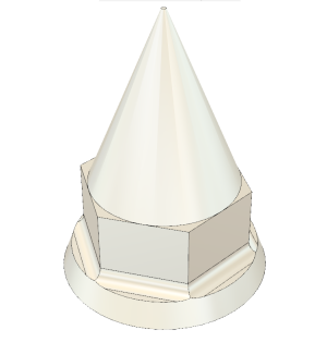 Конусный колпачок на гайку 32мм.