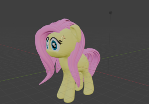 Пони (похожая на Флаттершай)