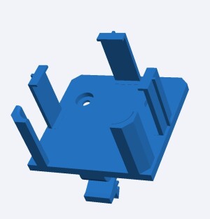 Крепление умного выключателя на динрейку