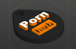 Брелок-визитка "P-hub" с nfc