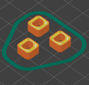 Втулка для робота пылесоса 3шт. Yeedi K650