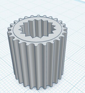 Переходная шестерня универсальных стеклоподъёмников Audi 100