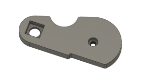 Заслонка карбюратора бензокосы