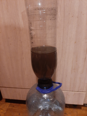 Переходник для превращения "полторашки" в фильтр на 5 литровую бутыль.