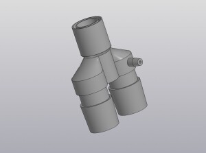 Тройник для портативного ИВЛ Puritan Bennett 560.