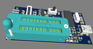 Zif-socket 24 pin узкий для EasyEDA