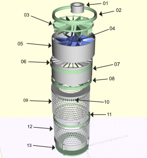 Очиститель воздуха на базе фильтра и мотора от Xiaomi Mi Air Purifier