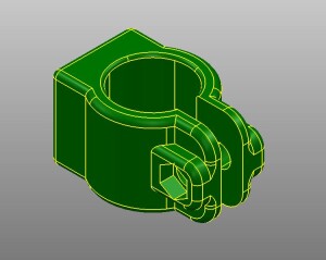 Крепеж на 25 ногу фидерного кресла (платформы)