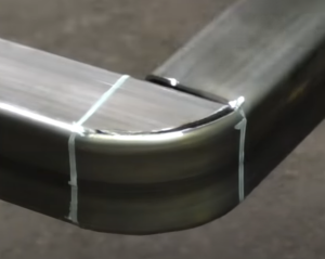 приспособа для скругления угла 90 градусов профильной трубы