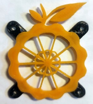 Декоративная решетка вентилятора 50X50 mm в стиле логотипа Orange Pi