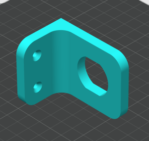 Угловое крепление для цоколя E14