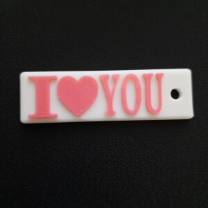 Брелок I love you — стильный аксессуар / декоративный подарок | аксессуар для ключей