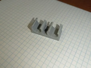 Одинарный держатель труб /Двойной держатель труб 11,7мм