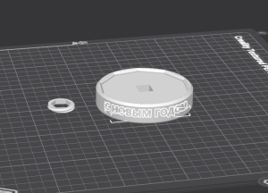 Новогодняя елка на подставке с подсветкой