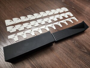 Радиусные шаблоны от 1 до 30