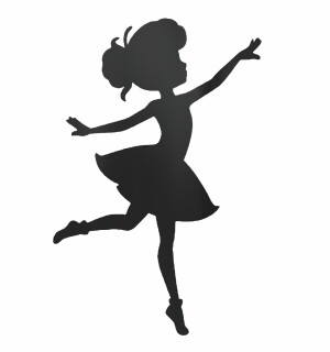 Силуэты девушек (Wall-Art)