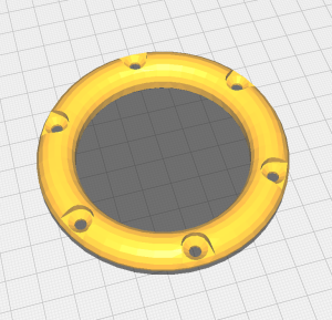 Обрамление отверстия для защиты провода