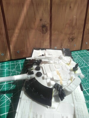 Комплект для модернизации модели танка Т-72 до Т72Б2 "Рогатка"