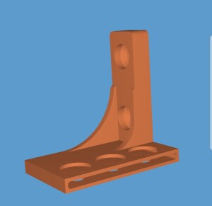 Крепление дистрибьютора питания к столу.