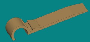 Скоба для поддержки кабеля удлинителя