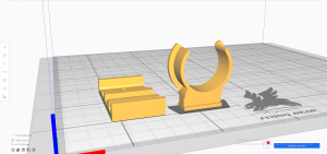 Мебельная клипса для трубы D28mm.