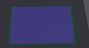 Квадрат в один слой