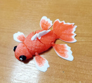 3D Золотая рыбка