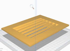 Решетка вентиляционная прямоугольная 150*100