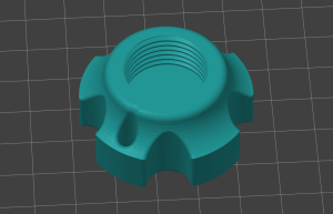 Пробка на газовый баллон 50л (левая резьба)